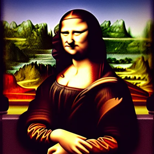 Image similar to dog mona lisa, highly detailed