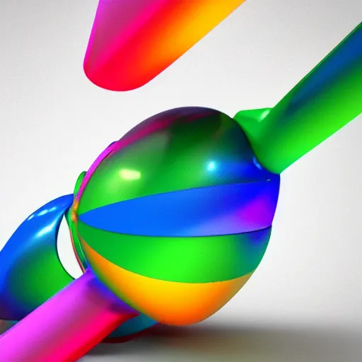 Image similar to 🚀🌈🤩, octane render 3d