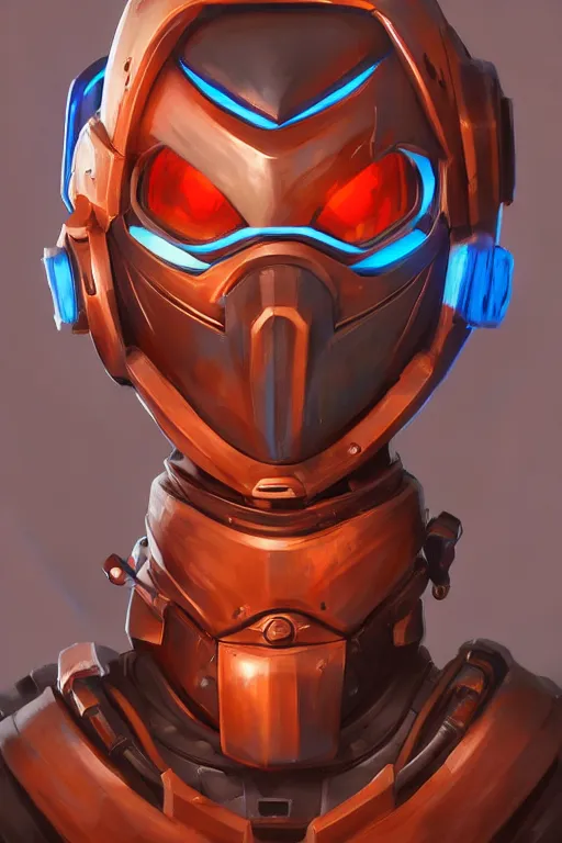 Image similar to epic mask helmet robot ninja portrait stylized as fornite style game design fanart by concept artist gervasio canda, behance hd by jesper ejsing, by rhads, makoto shinkai and lois van baarle, ilya kuvshinov, rossdraws global illumination radiating a glowing aura global illumination ray tracing hdr render in unreal engine 5