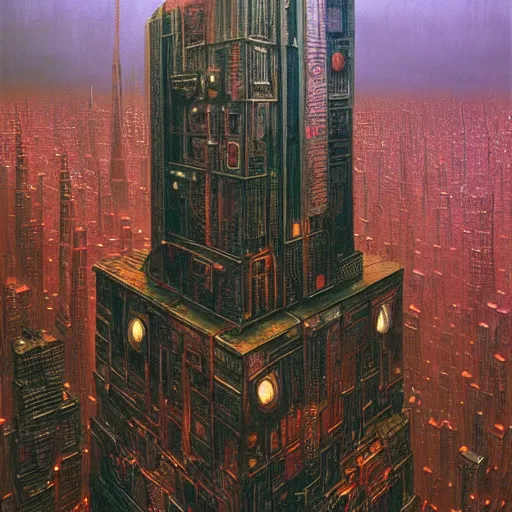 Prompt: highly detailed cyberpunk new york city, high definition beksinski painting