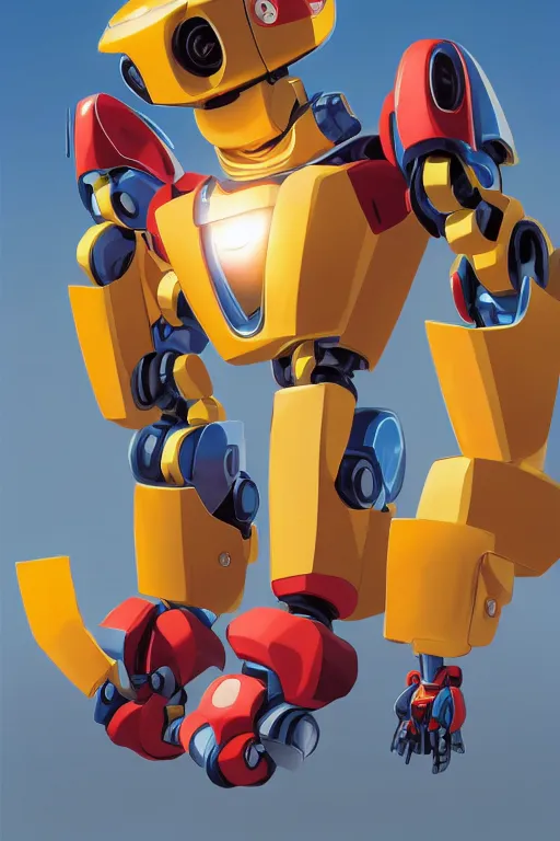 Image similar to metabots medabots medarotto medarot robot minimalist comics, behance hd by jesper ejsing, by rhads, makoto shinkai and lois van baarle, ilya kuvshinov, rossdraws global illumination ray tracing hdr radiating a glowing aura