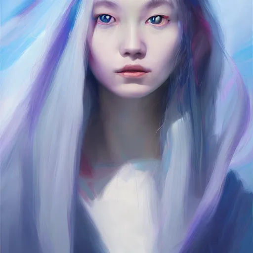 Image similar to surreal wizard portrait by yanjun cheng, artstation, 4 k, wide angle