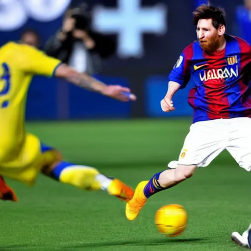 Image similar to messi using drugs