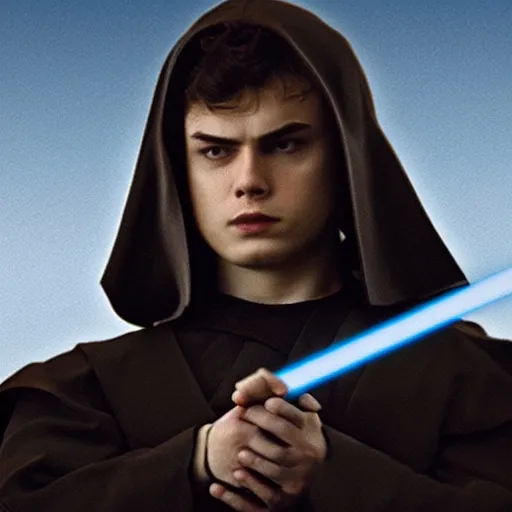 Image similar to angry, pissed off, elliot rodger as anakin skywalker in star wars episode 3, 8k resolution, full HD, cinematic lighting, award winning, anatomically correct