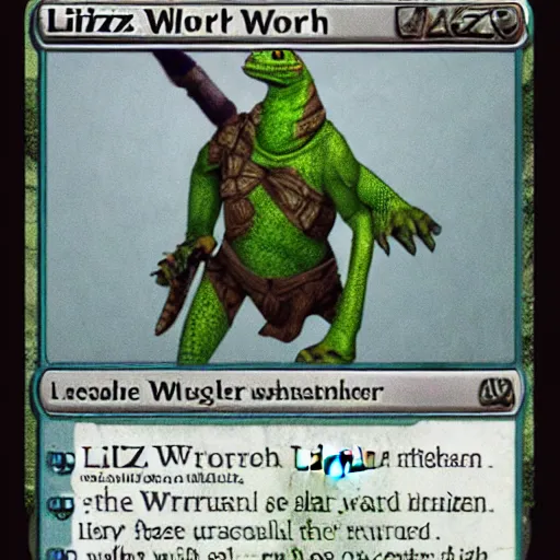 Image similar to lizardfolk warrior