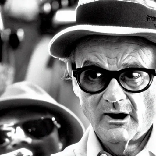 Image similar to bill murray in fear and loathing