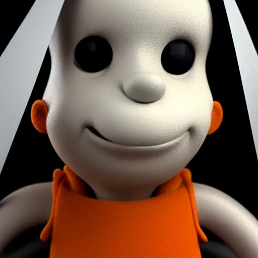 Image similar to a close up of a cartoon character holding a pair of scissors, a raytraced image by cedric seaut ( keos masons ), cgsociety contest winner, generative art, rendered in cinema 4 d, rendered in maya, polycount
