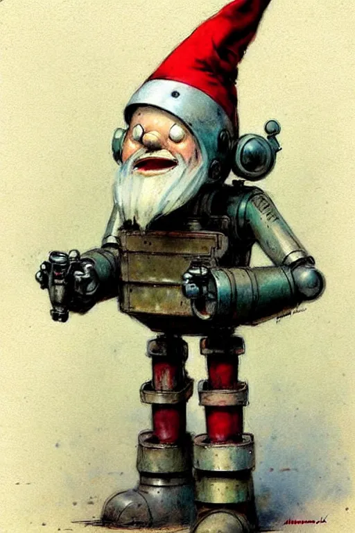 Prompt: ( ( ( ( ( 1 9 5 0 s robot knome army. muted colors. ) ) ) ) ) by jean - baptiste monge!!!!!!!!!!!!!!!!!!!!!!!!!!!!!!