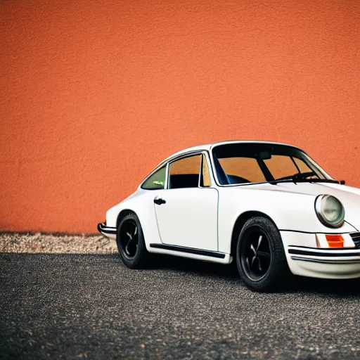 Image similar to close up photo of a porsche 9 1 1 9 6 4, cinematic, shallow dof, 3 5 mm, 4 k, macro