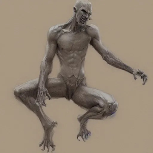 Image similar to concept art pencil sketch of the eternal limbs, by greg rutkowski