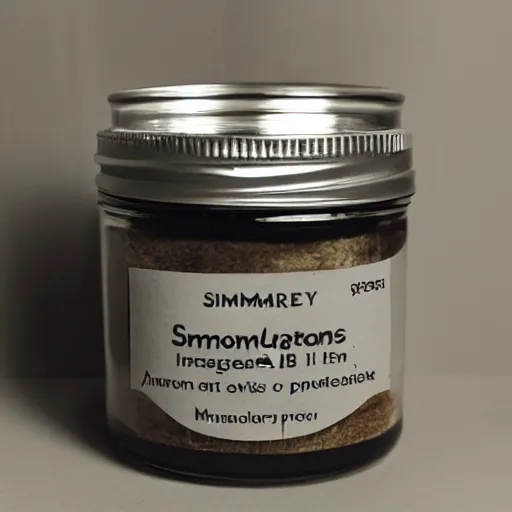 Prompt: smokey dreams in a jar, light by shaft of sunlight, Award Winning Masterpiece On 85mm by Simon Bruntnell