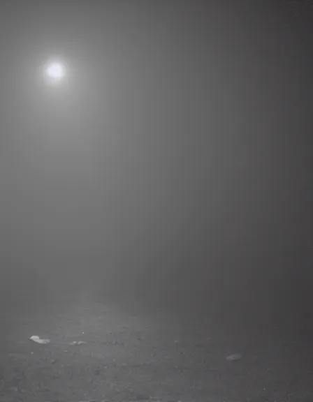 Image similar to film photograph of vagrant at night volumetric fog