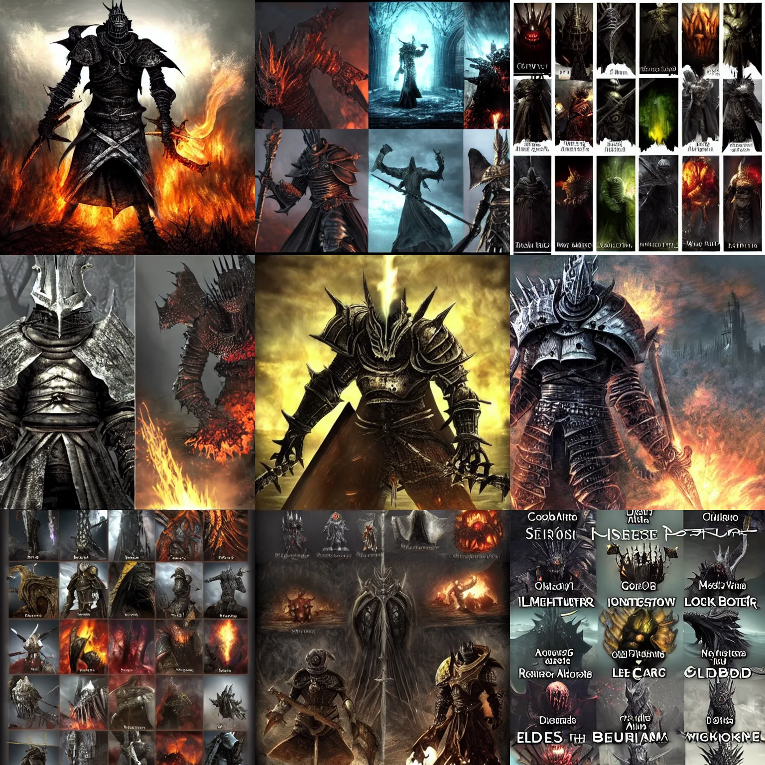 Prompt: dark souls bosses