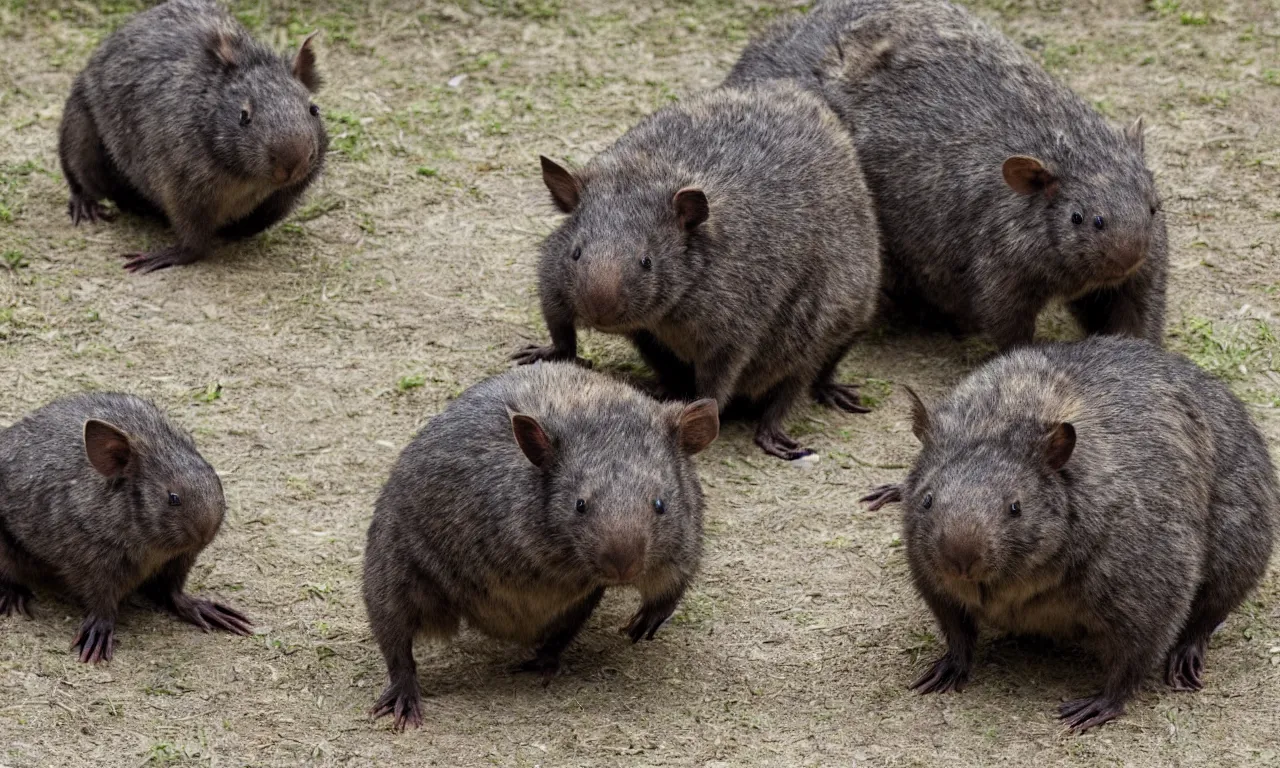 Prompt: transfer mutant ninja wombats