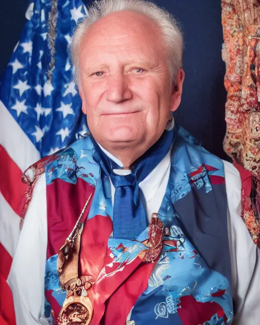 Prompt: portrait of united states president, 2 0 2 2, modern day martin van buren, windsor knot tie, iq 4, f / 1. 4, iso 2 0 0, 1 / 1 6 0 s, 8 k, sense of depth, in - frame