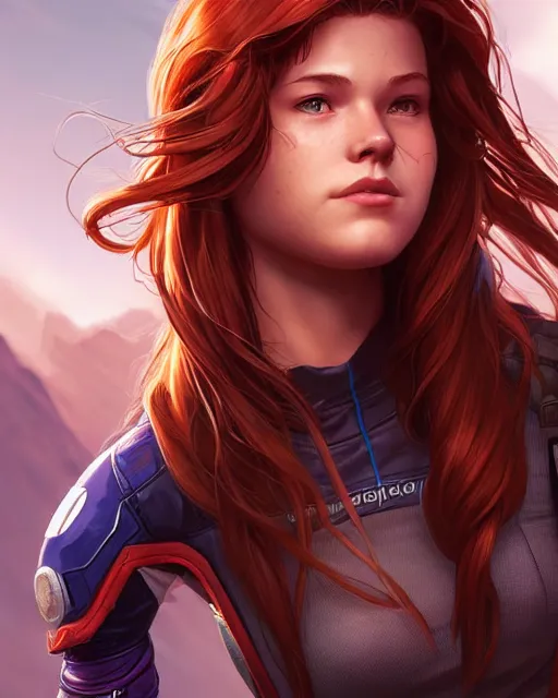 Young Mary Jane Watson as an Apex Legends character | Stable Diffusion ...