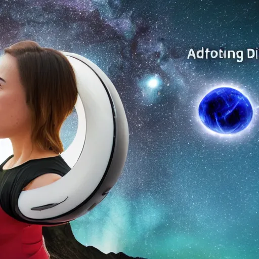 Image similar to advertising photo for multiverse - hopping travel pod