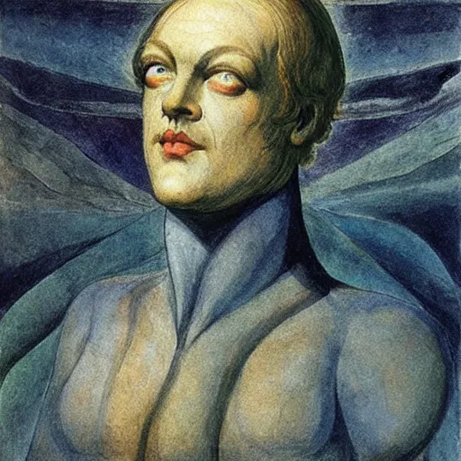 Prompt: art by William Blake