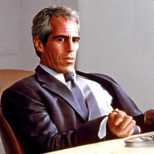 Image similar to Jeffrey Epstein in American Psycho (1999)