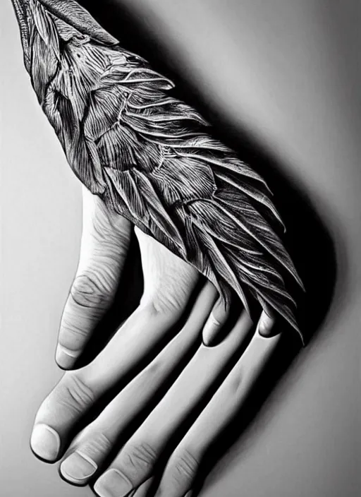 Image similar to hand art jinjo ito hyperrealism, intricate detailed