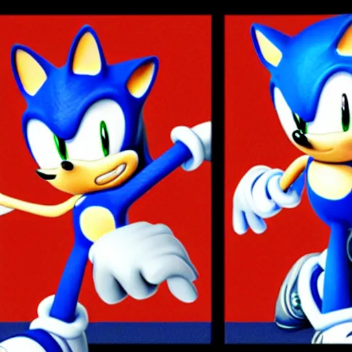 Image similar to sonic as a rabbit