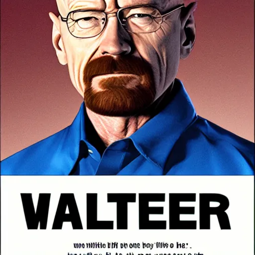 Prompt: Walter White on the cover of a Danielle Steele novel