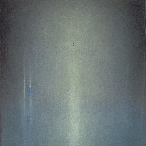 Image similar to the abstract painting'arctic void ', by caspar david friedrich, by rothko