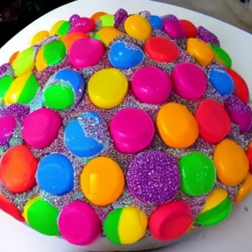 Image similar to the earth made out of candy