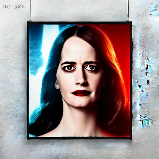 Image similar to a portrait of 3 0 year old eva green as a star fleet officer from star trek next generation, ultra rendered, extreme realism and detail, 8 k, highly detailed, realistic, completely framed, hyper realistic, colorful, direct lighting, 3 5 mm photo, photorealistic, sharp focus