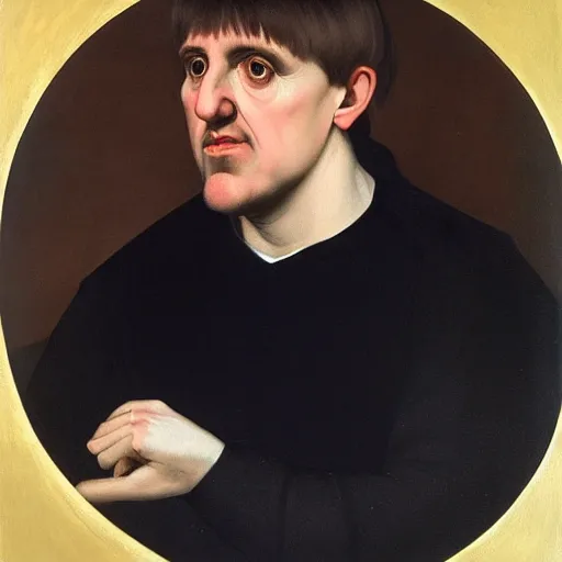 Image similar to painting of peter beardsley by caravaggio