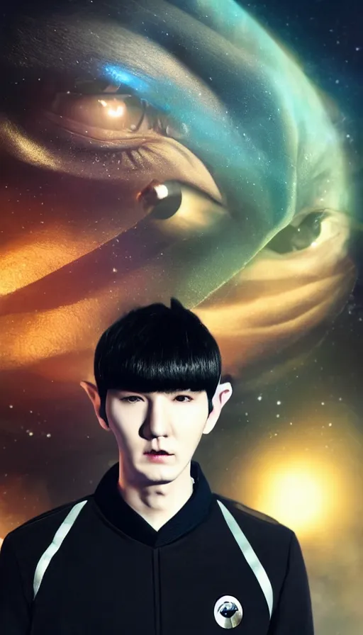 Prompt: YOONGI SUGA dressed as Spock+ HYPERDETAILED+CGSOCIETY+ 8K HD+STUNNING LIGHTING