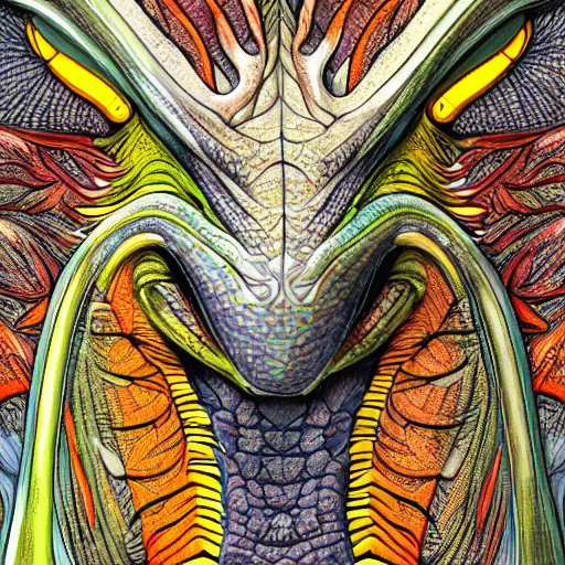 Prompt: a dragon portrait, intricate, elegant, highly detailed, digital painting, colourful, smooth, sharp focus, graphic novel,