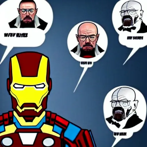 Prompt: Walter White as ironman