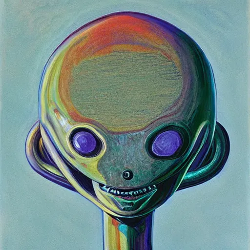 Image similar to alien by wayne thiebaud