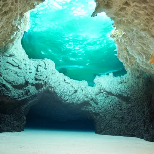 Prompt: sea cave