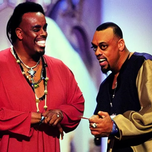 Image similar to sinbad and arsenio