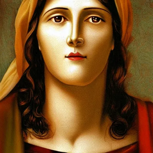 Prompt: woman jesus as a woman