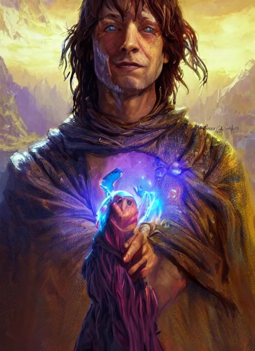 Image similar to poor beggar, ultra detailed fantasy, bright, colourful, dndbeyond, realistic, dnd character portrait, full body, pathfinder, pinterest, art by ralph horsley, dnd, rpg, lotr game design fanart by concept art, behance hd, artstation, deviantart, global illumination radiating a glowing aura global illumination ray tracing hdr render in unreal engine 5