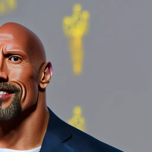 Image similar to US patent of Dwayne Johnson's head