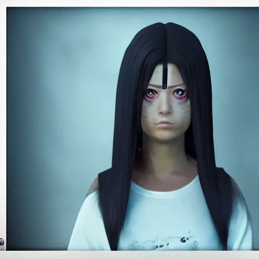 Prompt: Nagato from Naruto, portrait, Unreal Engine, Octane, studio light