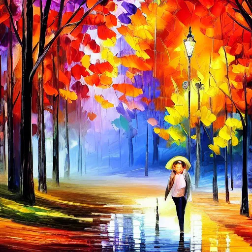 Prompt: a portrait of a character in a scenic environment by Afremov, Leonid