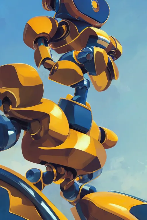 Image similar to metabots medabots medarotto medarot robot minimalist comics, behance hd by jesper ejsing, by rhads, makoto shinkai and lois van baarle, ilya kuvshinov, rossdraws global illumination ray tracing hdr radiating a glowing aura