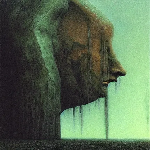 Prompt: by zdzislaw beksinski, color