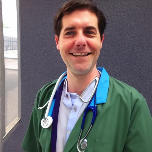 Prompt: a photo of a derpy doctor