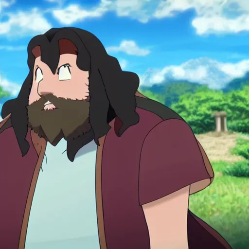 Prompt: Hagrid in the Pokémon anime, 8k