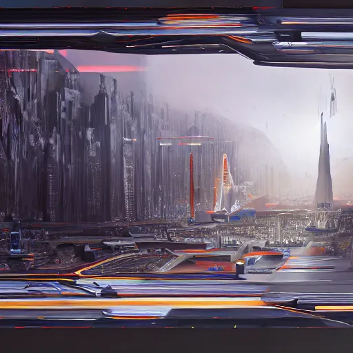 Image similar to sci-fi motherboard structure on the coronation of napoleon painting and digital billboard in the middle, unreal engine 5, keyshot, octane, artstation trending, ultra high detail, ultra realistic, cinematic, 8k, 16k, in style of zaha hadid, in style of nanospace Michael Menzelincev, in style of Lee SOUDER, colors in style of the Blade Runner 2049, in plastic, dark, tilt shift,