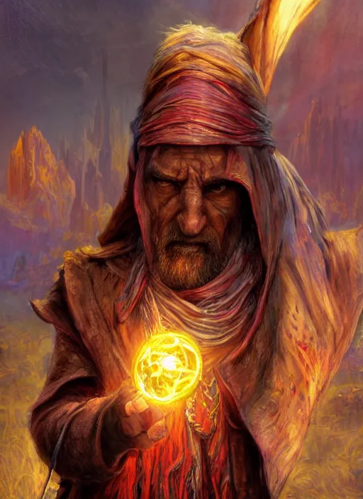 Image similar to poor beggar, ultra detailed fantasy, bright, colourful, dndbeyond, realistic, dnd character portrait, full body, pathfinder, pinterest, art by ralph horsley, dnd, rpg, lotr game design fanart by concept art, behance hd, artstation, deviantart, global illumination radiating a glowing aura global illumination ray tracing hdr render in unreal engine 5