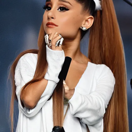 Prompt: Ariana Grande by Rama Samkari