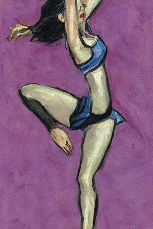 Image similar to female dancer notecard by kim taylor reece