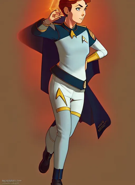 Prompt: cute star trek officer maraget rutherford, natural lighting, path traced, highly detailed, high quality, digital painting, by don bluth and ross tran and studio ghibli and alphonse mucha, artgerm